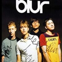 Blur Autograph Promo Print Canvas Wall Art